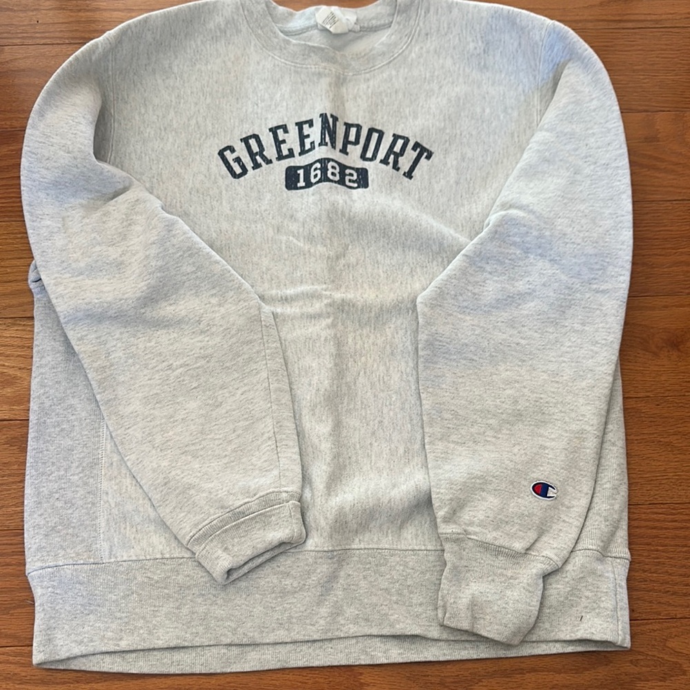 Champion Gray Crewneck Sweater